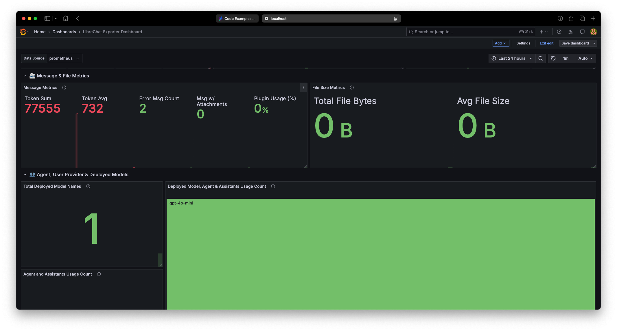 User Activity Panel